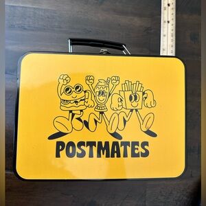 Rare Postmates Metal Lunch Box